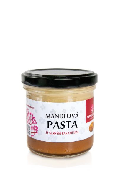 Mandlová pasta se slaným karamelem